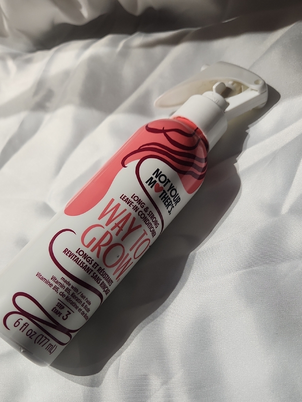 Not Your Mother's Way To Grow Long & Strong Pink Leave-In Conditioner